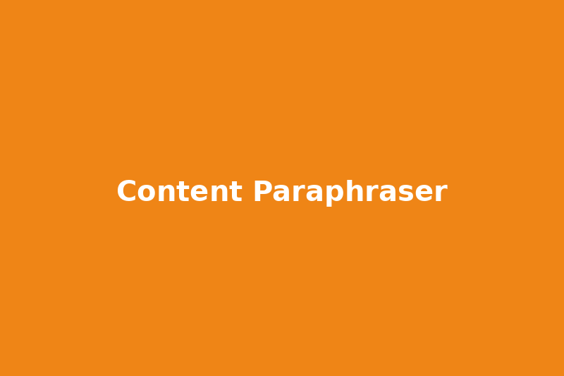ZenAI Content Paraphraser — Paraphraseur de contenu IA